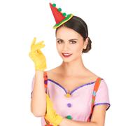 Adult Pointy Mini Clown Hat Headband