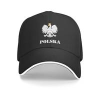 Adult Poland Polish Flag Polish Eagle Caps Hip-Hop Baseball Caps Polyester Hats Trucker Hat Adjustable Sports Cap Autumn