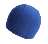 Adult Polyester Fabric Swim Cap Blue for Men and Women