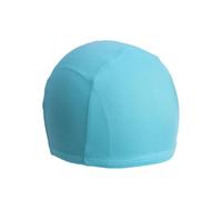 Adult Polyester Swim Cap for Men and Women in Blue | Comfortable Fit, Excellent Elasticity, Easy to Wear, Reusable Design, for Swimming and Water Sports