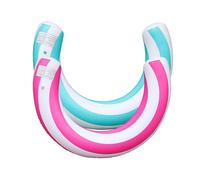 Adult Pool Floats Inflatable Raft, Group Lounging Accessory, 15x72x52cm, Striped InflatablePool Float, Curved Inflatable PoolNoodles, Compact Roll-Up Design, For Beach Lake River