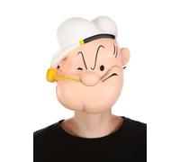 Adult Popeye Fancy Dress Costume Mask | Popeye Accessories Standard