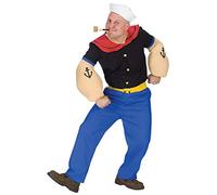 Adult Popeye Fancy Dress Costume Standard