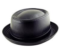 Adult Pork Pie Trilby Fedora Faux Leather Hat Band Unisex (Breaking Bad Heisenberg Style) Black 60cm