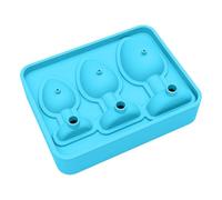 Adult Prank Ice Cube Mold, Silicone Fun Shaped Ice Cube Tray Icemaker Mold with Sealed Lid Reusable IceCube Trays for Whiskey, Cocktail, Juice, Party Gag Gifts for Men Women (blue)