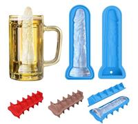 Adult Prank Ice Cube Mold Trays Fun Shapes, Silicone Personalized Ice Cube Mold for Ice Chilling Whiskey Cocktails Juice Drink Tea & Coffee Make Ice Blocks DIY Mould Tool for Party Gifts