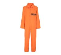 Adult Prison Orange Jumpsuit Costume - Adult Inmate Costume Men - Orange Overalls Prisoner Jumpsuit Men Prisoner Halloween Overalls Mens (S-XL)