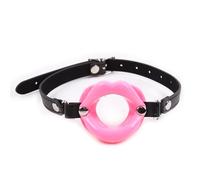 Adult Products Sex Silicone Lips O Ring Open Mouth Gag Oral Fetish BDSM Bondage Sex Toys Restraints Erotic Toy for Couples Pink One Size