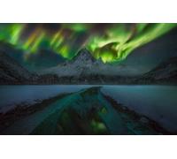 Adult Puzzle 100 Pieces DIY 3D Puzzle, Northern Lights, Landscapes 45.5x35.5CM
