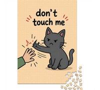 Adult Puzzle, 1000 Pieces, Grumpy Cat Says Don't Touch Me, 52x38cm/1000pcs