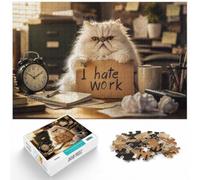 Adult Puzzle, 1000 Pieces, I Hate Work, 1000pcs (75x50cm)