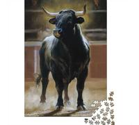 Adult Puzzle, 1000 Pieces, The Undefeated Bull, 52x38cm/1000pcs