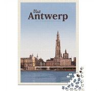 Adult Puzzle, 1000 Pieces, Visit Antwerp, 70x50cm/1000pcs