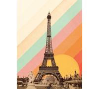 Adult Puzzle 500 Pieces - Paris Rainbow