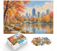 Adult Puzzle Central Park New York 1000pcs (52x38cm) Jigsaw | For relaxed weekends at home, this adult jigsaw puzzle with 1000 pieces suits patient puzzle fans.
