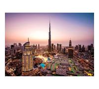 Adult Puzzle, Dubai Skyscraper Burj Khalifa Skyline 1000(75x50cm)-piece Children's Puzzle