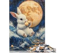 Adult Puzzle Game Easter Cute Bunny Puzzle Jigsaws for Adults Puzzle for Adults And Teenager 500pcs (52x38cm)