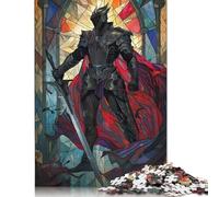Adult Puzzle Game Noble Black Knight Puzzle Jigsaws for Adults Puzzle for Adults And Teenager 500pcs (52x38cm)
