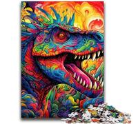 Adult Puzzles 1000 Pieces Ancient Dinosaurs Teenager Jigsaw,Family Activity Fun at Home Activities, Birthday Present,Travel Gifts (38x26cm)