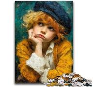 Adult Puzzles 1000 Pieces Angry Little Boy Challenging Game Toys Deal As Gifts for The Whole Family for Ages 14+ 26x38cm