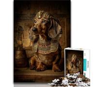Adult Puzzles 1000 Pieces Animal Dachshund Teenager Jigsaw,Challenging Family Activity Games DIY Toy for Home Wall Decor Gifts (size 38x26cm)