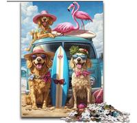 Adult Puzzles 1000 Pieces Animals Seaside Vacation Learning Educational Toys Fun at Home Activities, Birthday Present,Travel Gifts 50x75cm