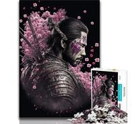 Adult Puzzles 1000 Pieces Art Japanese Ninja 1000 Piece Puzzle,Stress Reliever Staycation Kill Time Parent-child Interaction 75x50cm