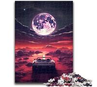 Adult Puzzles 1000 Pieces Astronaut Classic Car Learning Educational Toys Family Games Enhance Love between Couples 26x38cm