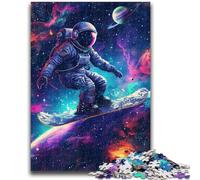 Adult Puzzles 1000 Pieces Astronauts in The Galaxy Challenging Game And Family Play for Is Ideal As A Gift for The Whole Family 50x75cm