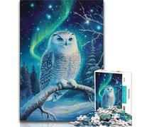 Adult Puzzles 1000 Pieces Aurora Owl Puzzles for Teenagers,is Ideal As Gifts for The Whole Family Suitable for And 14 (size 75x50cm)