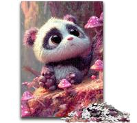 Adult Puzzles 1000 Pieces Baby Panda Teenager Jigsaw,Family Activity Fun at Home Activities, Birthday Present,Travel Gifts (38x26cm)
