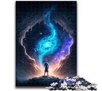 Adult Puzzles 1000 Pieces Beautiful Alien Planet 1000 Piece Puzzle,Stress Reliever Staycation Kill Time Parent-child Interaction (38x26cm)