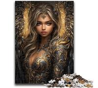 Adult Puzzles 1000 Pieces Beautiful Female Dark Angel Family Fun for Is Ideal As A Gift for The Whole Family for And Age 14 Years Up 50x75cm