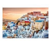 Adult puzzles 1000 pieces, brilliant Greek puzzles, games, toys, gifts and home decoration painting.