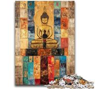 Adult Puzzles 1000 Pieces Buddha Art Family Fun for Is Ideal As A Gift for The Whole Family for And Age 14 Years Up 26x38cm