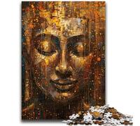 Adult Puzzles 1000 Pieces Buddha Oil Painting Family Fun for Is Ideal As A Gift for The Whole Family for And Age 14 Years Up 50x75cm