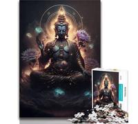 Adult Puzzles 1000 Pieces Buddha Teenager Jigsaw,Educational Games Home Decoration Birthday Present, Gifts, Wall Art 38x26cm