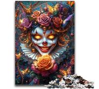 Adult Puzzles 1000 Pieces Clown Skeleton Family Fun for Is Ideal As A Gift for The Whole Family for And Age 14 Years Up 50x75cm