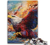 Adult Puzzles 1000 Pieces Colorful Eagle Teenager Jigsaw,Educational Games Home Decoration Birthday Present, Gifts, Wall Art (50x75cm)