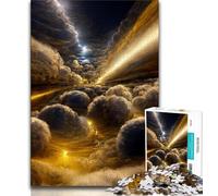 Adult Puzzles 1000 Pieces Colourful Dream Clouds Teenager Jigsaw,Family Activity Fun at Home Activities, Birthday Present,Travel Gifts 26x38cm