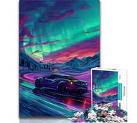 Adult Puzzles 1000 Pieces Cool Sports Car Teenager Jigsaw,Family Activity Fun at Home Activities, Birthday Present,Travel Gifts 26x38cm
