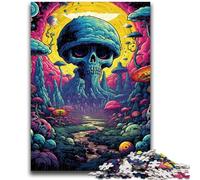 Adult Puzzles 1000 Pieces Cosmic Skull Puzzles for Teenagers,Educational Games Home Decoration Birthday Present, Gifts, Wall Art (75x50cm)