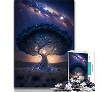 Adult Puzzles 1000 Pieces Cosmic Tree of Life Teenager Jigsaw,Educational Games Home Decoration Birthday Present, Gifts, Wall Art 38x26cm