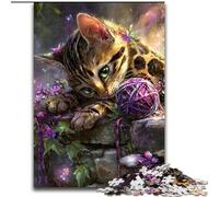 Adult Puzzles 1000 Pieces Devil Kitten Challenging To Complete But Fun And Humorous Unique Birthday And Gifts 26x38cm