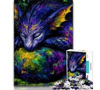 Adult Puzzles 1000 Pieces Dragon And Earth, Learning Educational Toys,for Is Ideal As A Gift for The Whole Family for And 14 Years Old 38x26cm