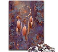 Adult Puzzles 1000 Pieces Dream Catcher Oil Painting Family Fun for Is Ideal As A Gift for The Whole Family for And Age 14 Years Up 50x75cm