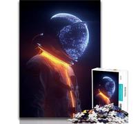 Adult Puzzles 1000 Pieces Fantasy Astronaut Teenager Jigsaw,Challenging Family Activity Games DIY Toy for Home Wall Decor Gifts (size 75x50cm)