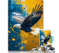 Adult Puzzles 1000 Pieces Fantasy Eagle Teenager Jigsaw,Educational Games Home Decoration Birthday Present, Gifts, Wall Art 38x26cm