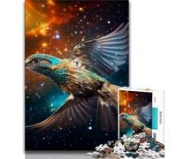 Adult Puzzles 1000 Pieces Fantasy Hummingbird,Help The Brain Exercise Addictive Toys to Cultivate Patience Gift For Birthdays (38x26cm)