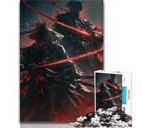 Adult Puzzles 1000 Pieces Fantasy Ninja Warrior Teenager Jigsaw,Educational Games Home Decoration Birthday Present, Gifts, Wall Art 38x26cm
